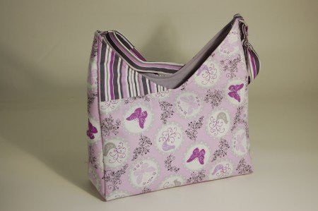 lilac butterfly craft bag - hanrattycraftsgifts.co.uk