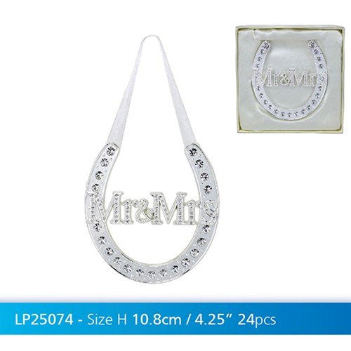 leonardo collection wedding horseshoe mr mrs gift boxed one - hanrattycraftsgifts.co.uk