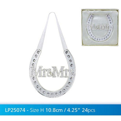 leonardo collection wedding horseshoe mr mrs gift boxed one - hanrattycraftsgifts.co.uk