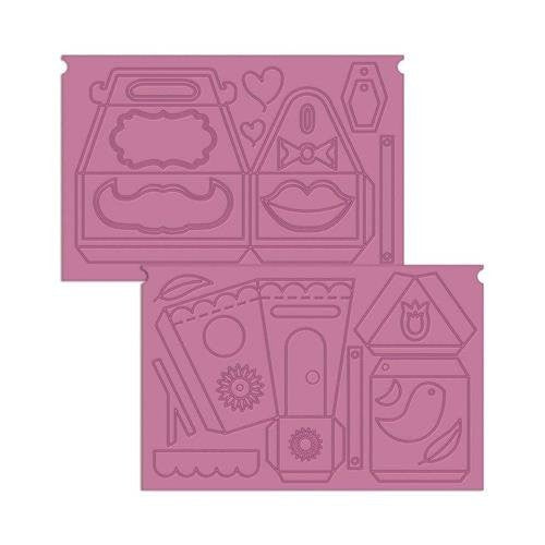 Crafter's Companion Sweet Treats  Ultimate Embossing Boards Sweet Things, Purple - hanrattycraftsgifts.co.uk