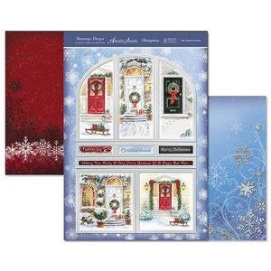 hunkydory adorable scorable luxury card collection snowy days my festive home - hanrattycraftsgifts.co.uk