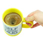 TheWin Self Stirring Coffee Mug, Small Size, Yellow - hanrattycraftsgifts.co.uk
