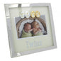 Wendy Jones-Blackett Photo Frame - Silverplated Twins Frame - 6" x 4" - WJ219 - hanrattycraftsgifts.co.uk