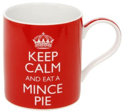 Keep Calm Eat A Mince Pie Fine China Mug in Gift Box Funny Christmas Gifts - hanrattycraftsgifts.co.uk