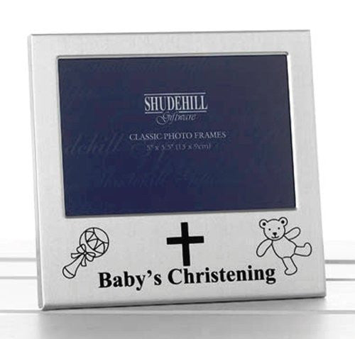 5" x 3" Baby's Christening Photo Frame Occasion Gift Present 73488 - hanrattycraftsgifts.co.uk