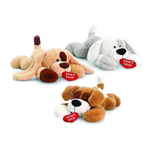 keel 36cm patch dog with heart assorted one supplied - hanrattycraftsgifts.co.uk