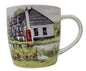Country Pub River Scene Fine China Mug Cup 9cm x 8.5cm - hanrattycraftsgifts.co.uk