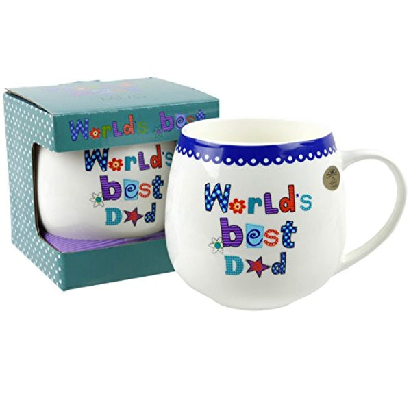 Fine China Worlds Best... Collection MUG/CUP by Leonardo Gift Box Family Friends Birthday (Dad) by Leonardo