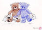 Vervaco Popcorn & Blueberry The Shopping Trip Kit - hanrattycraftsgifts.co.uk