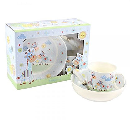 Lesser and Pavey - Little Treats Little Sunshine Feeding Set (Blue) - hanrattycraftsgifts.co.uk