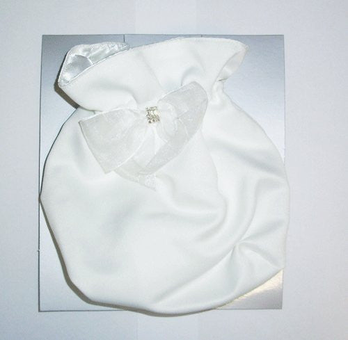 White Wedding Bridal Bag - hanrattycraftsgifts.co.uk