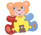 Traditional Wooden Painted Shape Fit Wild Jungle Animal Puzzle - Mother & Baby - Set Of 4 - hanrattycraftsgifts.co.uk