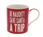 Be Naughty Santa Christmas Boxed Mug - hanrattycraftsgifts.co.uk