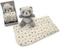 Baby soft toy with blanket in box - Panda, mixed, one size