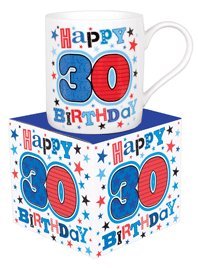 The Big Card Company Birthday Male Gift Mug 18th 21st 30th 40th 50th 60th (60th) Simon Elvin - hanrattycraftsgifts.co.uk