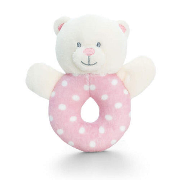 Keel Toys Baby Bear Ring Rattle - hanrattycraftsgifts.co.uk