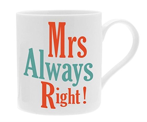 Bad Attitude Mug - Mrs Always Right - hanrattycraftsgifts.co.uk