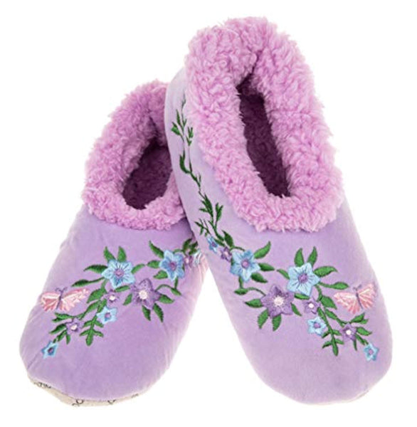 Snoozies , Chaussons Femme - Violet - Lilas, Taille M - hanrattycraftsgifts.co.uk