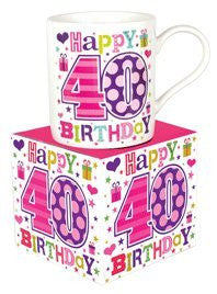 Birthday Female Gift Mug 18th 21st 30th 40th 50th 60th-MG 220 R - hanrattycraftsgifts.co.uk