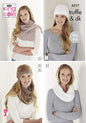 King Cole 5517 Womens  Knitting Knitting Pattern Knitting Truffle and Merino Blend DK
