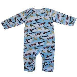 vintage aeroplane spitfire design jumpsuit size 6-12 months - hanrattycraftsgifts.co.uk