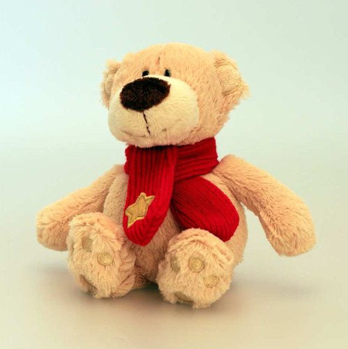 Keel Toys Buddy Bear With Star on Scarf 25cm - hanrattycraftsgifts.co.uk
