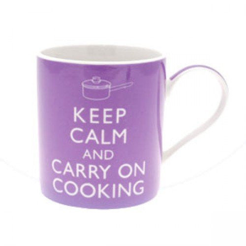 Keep Calm and Carry On Cooking Mug Giftboxed (G497) - Ceramic Coffee/Tea Mug - A Great Christmas Gift by Gifts For The Present - hanrattycraftsgifts.co.uk
