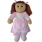 Traditional Rag Doll - Pink Gingham Dress - Height 40cm - hanrattycraftsgifts.co.uk