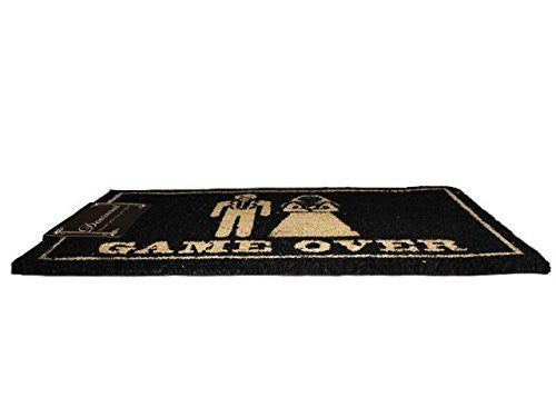 Wedding = Gameover Door Mat - hanrattycraftsgifts.co.uk