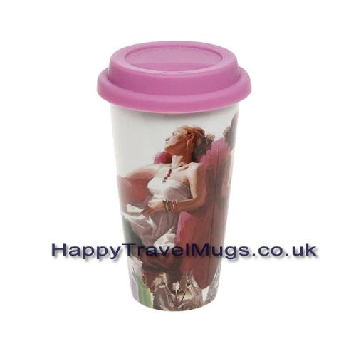 A Girl's Life Relax Design Travel Mug - hanrattycraftsgifts.co.uk