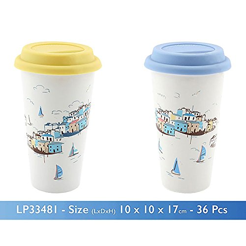 Seaside Themed Sail Away Travel Mug - hanrattycraftsgifts.co.uk