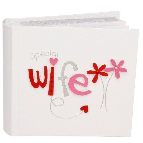 Talking Pictures More Than Words 3D Lett Album- Special Wife - hanrattycraftsgifts.co.uk