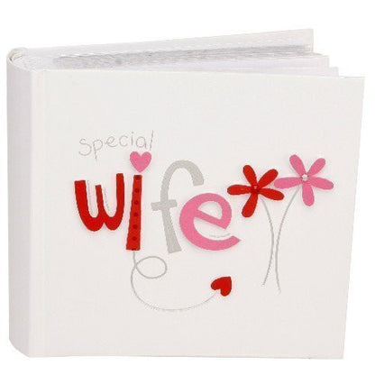 Talking Pictures More Than Words 3D Lett Album- Special Wife - hanrattycraftsgifts.co.uk