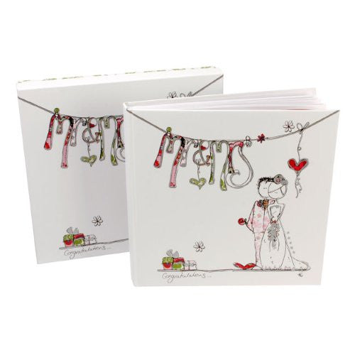 Tracey Russell Mr & Mrs Wedding Scrapbook / Photo Album - hanrattycraftsgifts.co.uk