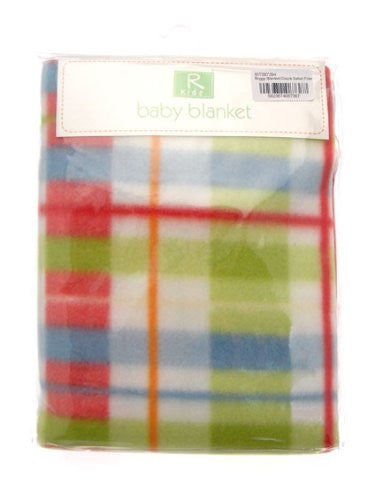 baby blanket saffari check 75x 100 - hanrattycraftsgifts.co.uk