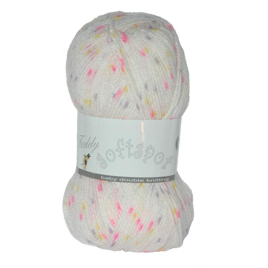 Teddy Softspot Pink Spots/White 1654  100g