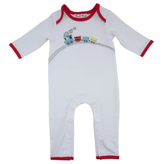 nurserytrain applique jumpsuit - hanrattycraftsgifts.co.uk