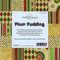 plum pudding paper pack 36sheets six each design - hanrattycraftsgifts.co.uk