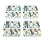 emma ball winter penguins coaster set - hanrattycraftsgifts.co.uk