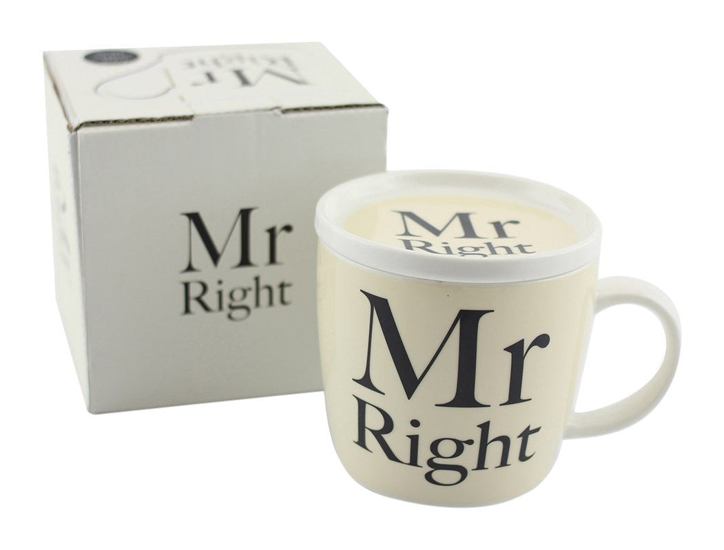 Leonardo LP27902A "Mr Right" Mug and Coaster - hanrattycraftsgifts.co.uk