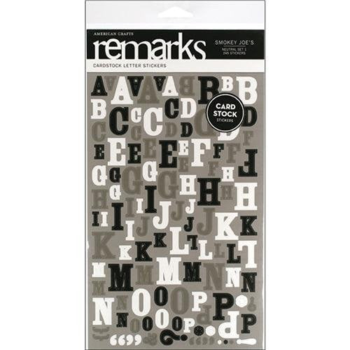Smokey Joe's Cardstock Stickers-Neutral 1 - hanrattycraftsgifts.co.uk