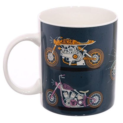 Tazza mug colazione ceramica MOTOCICLETTA - hanrattycraftsgifts.co.uk