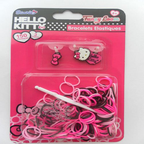 Hello Kitty Loom Bands And Charm Set - hanrattycraftsgifts.co.uk