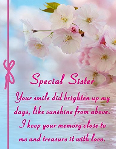 Sister Memorial Laminated Card With Butterfly Stake Holder And Special Message By Homestreet - hanrattycraftsgifts.co.uk