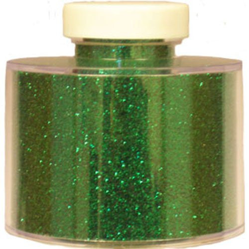 Large Green Glitter Pot (100gm) - hanrattycraftsgifts.co.uk