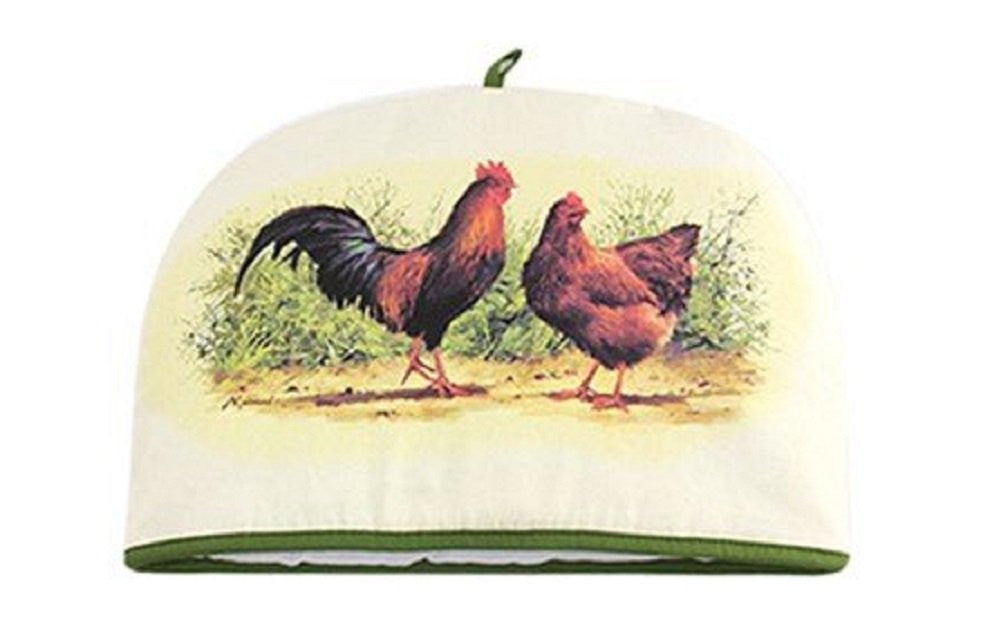 macneil cockerel& hen tea cosy - hanrattycraftsgifts.co.uk
