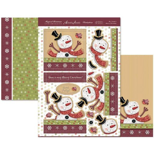 hunkydory adorable scorable luxury card collection magical christmas mr frostys merry christmas - hanrattycraftsgifts.co.uk