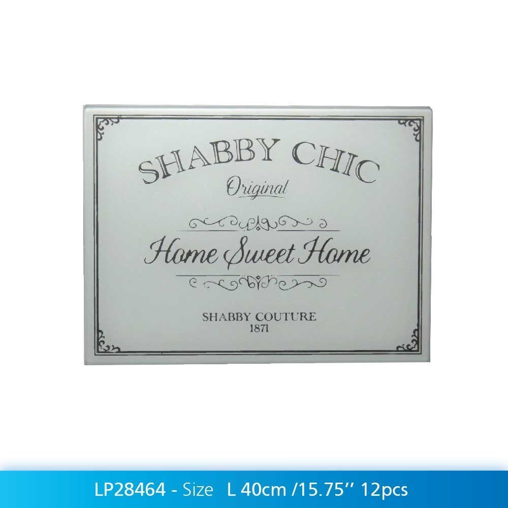 SHABBY CHIC GLASS CUTTING CHOPPING BOARD WORKTOP PROTECTOR - hanrattycraftsgifts.co.uk
