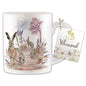 Whimsical Hare Bone China Mug - hanrattycraftsgifts.co.uk