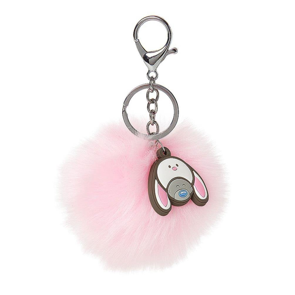 Me To You Bear My Dinky Rabbit Hat Pom Pom Key Ring - hanrattycraftsgifts.co.uk